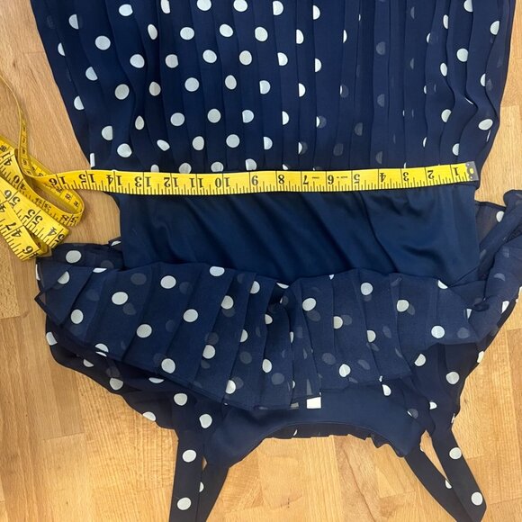 Flowy Polka Dot Summer Dress (S) - Picture 2 of 8